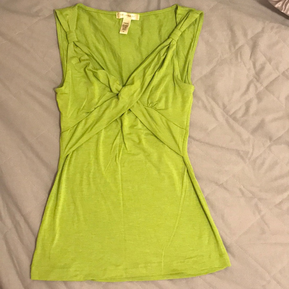 Banana Republic Lime Green Tank Top in XS